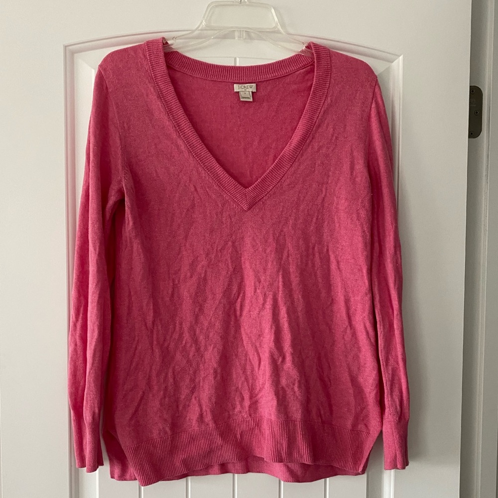 J Crew pink sweater
